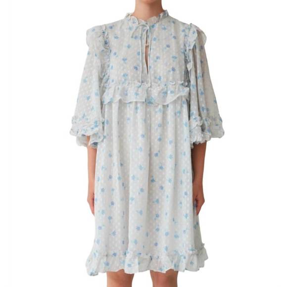 jojo blue dress Dear John Jojo Dress in Mid Sky – Cowboy Headquarters main image 0